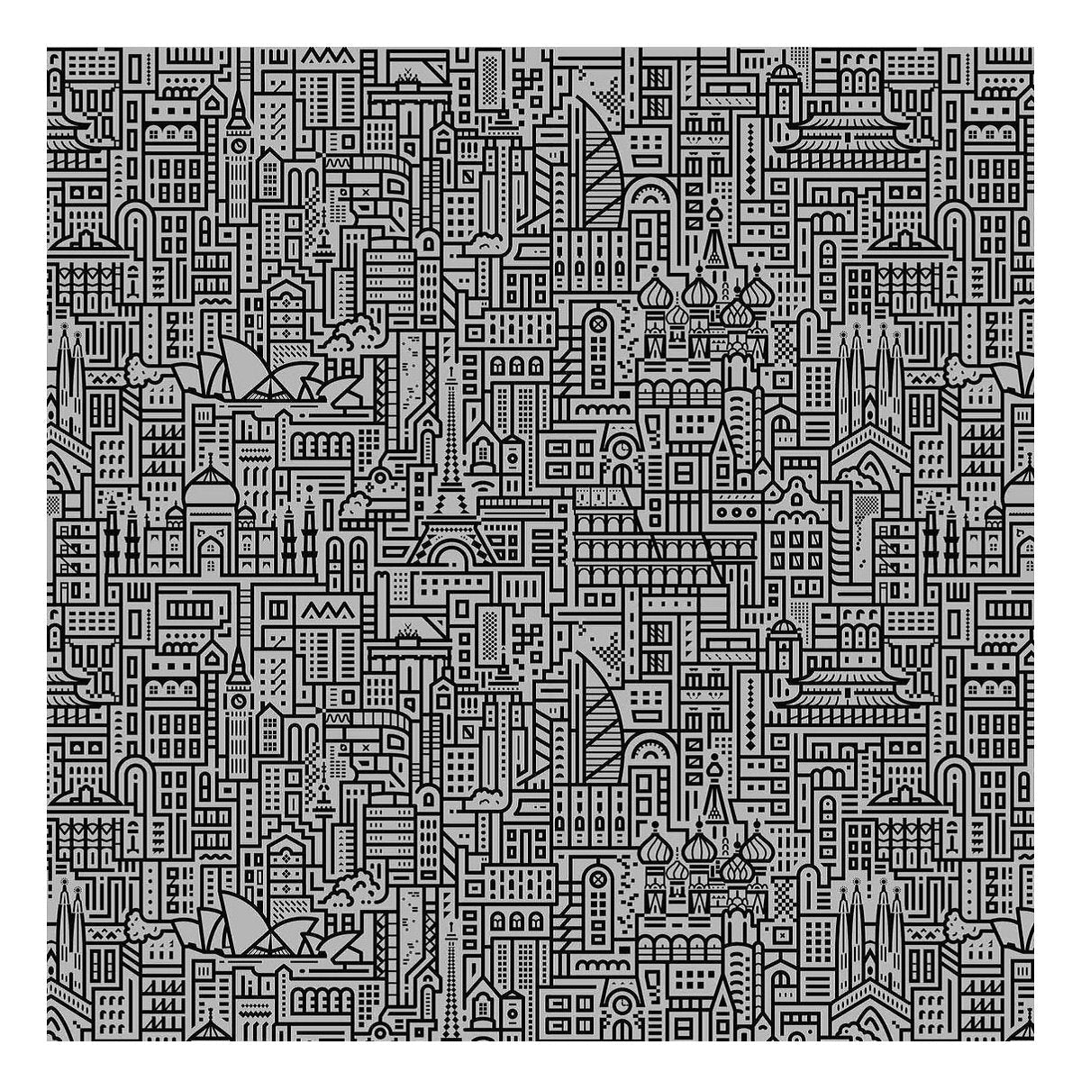 Notabag_Hello_world_black_grey_city_artwork_fabric_pattern.jpg