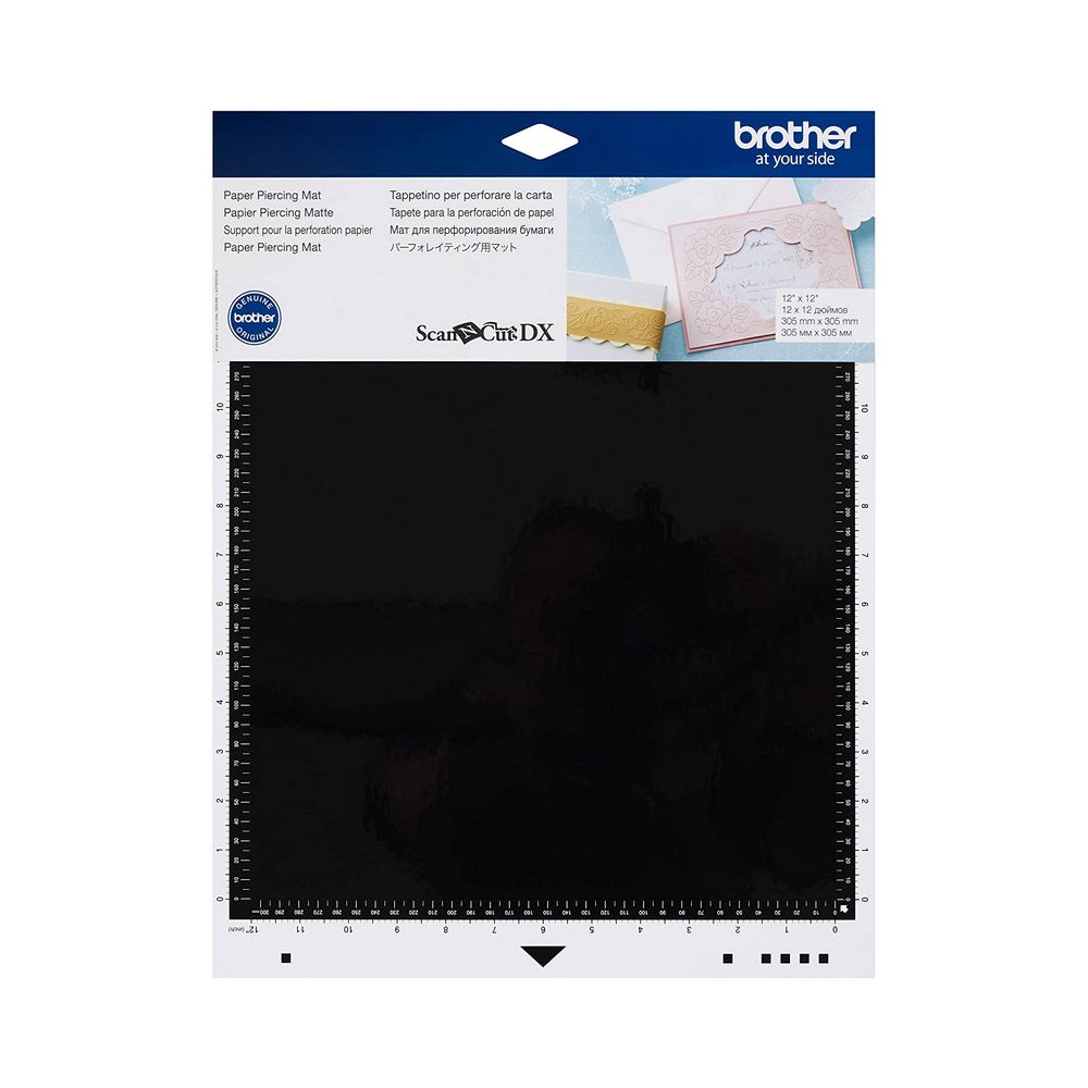 Brother ScanNCut SDX1200 CADXPPMAT1 DX Paper Piercing Mat 12" x 12", Craft Homemade Cards and Scrapbook Pages, Replacement Mat for Starter Kit 紙蕾絲襯墊 12” x 12”(305mm x 305mm)