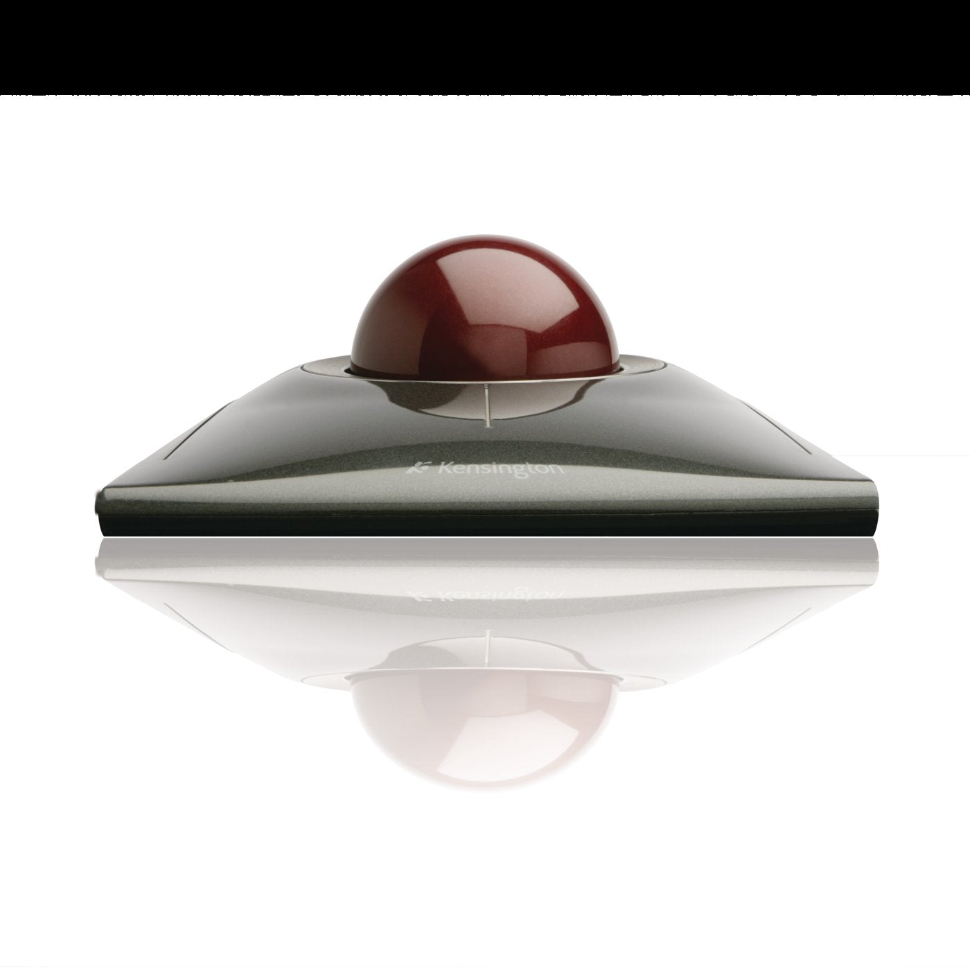 Kensington K72327 SlimBlade - Wired Ergonomic TrackBall Mouse for PC, Mac and Windows with Scroll Ring, Ambidextrous Design and Optical Tracking - Red