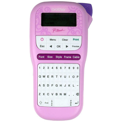 Brother PTH110PK Handheld Label Printer PT-H110PK 手持式標籤機 (英文版) Pink - Young Vision (HK) Limited