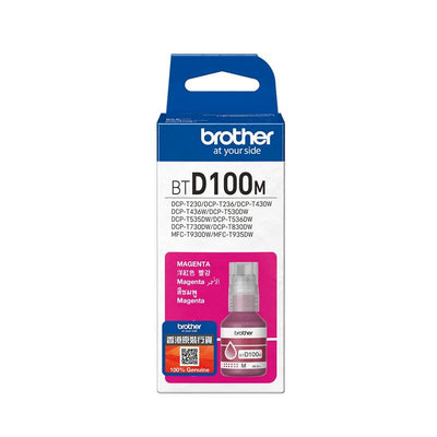 Brother BTD100 原廠墨水 Genuine Ink Cartridge (適用型號 DCP-T430W, DCP-T530DW, MFC-T730DW, MFC-T930DW) - Young Vision (HK) Limited