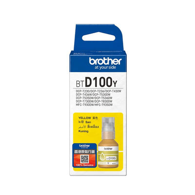 Brother BTD100 原廠墨水 Genuine Ink Cartridge (適用型號 DCP-T430W, DCP-T530DW, MFC-T730DW, MFC-T930DW) - Young Vision (HK) Limited