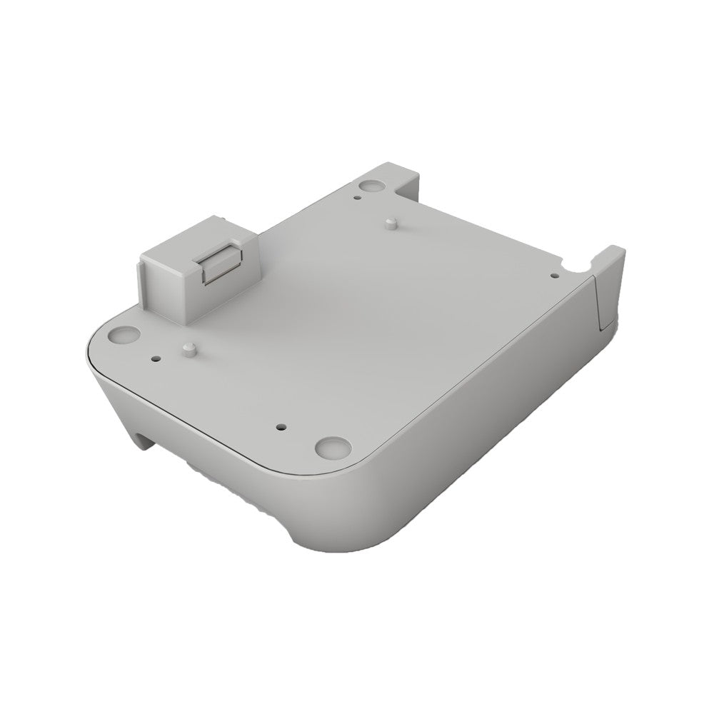 Brother PABU001 battery or power pack with a rectangular shape, shown from an elevated perspective on a solid white background.
