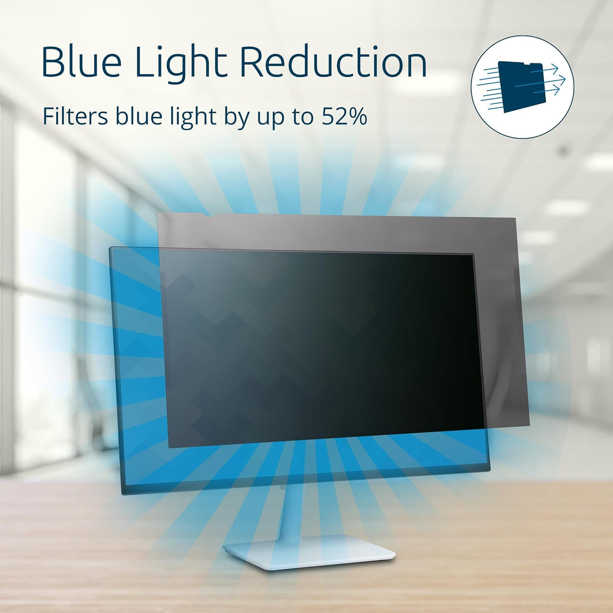 Kensington K55433WW Edge-to-Edge Privacy Screen Filter for Monitors 43" (16:9)