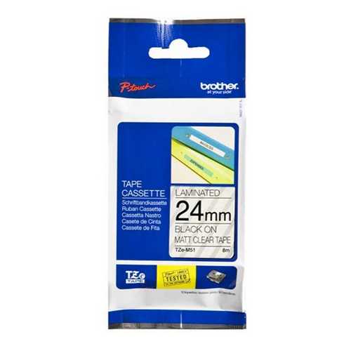 Brother TZe 24mm P-touch Genuine Laminated Label Tapes 原廠標籤帶(已過膠) - Young Vision (HK) Limited