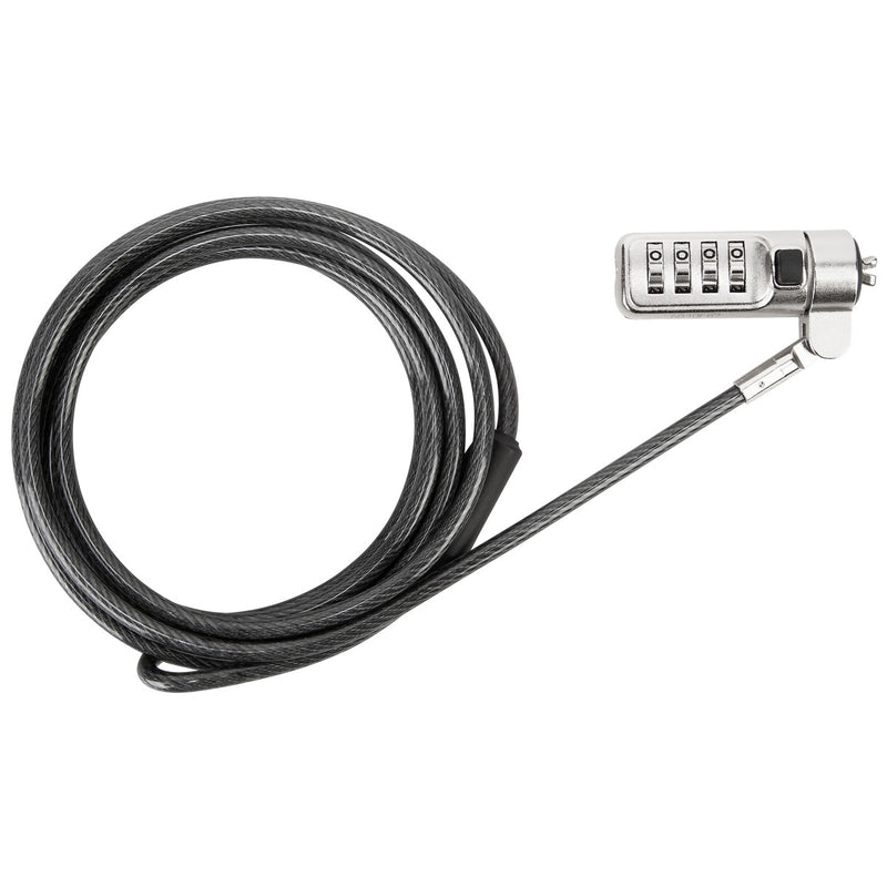 Targus ASP66 DEFCON® TrapEZoid Combo Cable Lock - Compatible with Noble® WEDGELOCK® (wedge-shaped lock slots) - Young Vision - www.yv.com.hk
