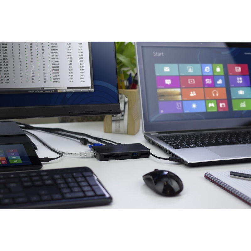 Targus DOCK110AP USB3.0 SuperSpeed™ Dual HD Video Travel Docking Station 雙視訊攜行擴充座 - Young Vision - www.yv.com.hk