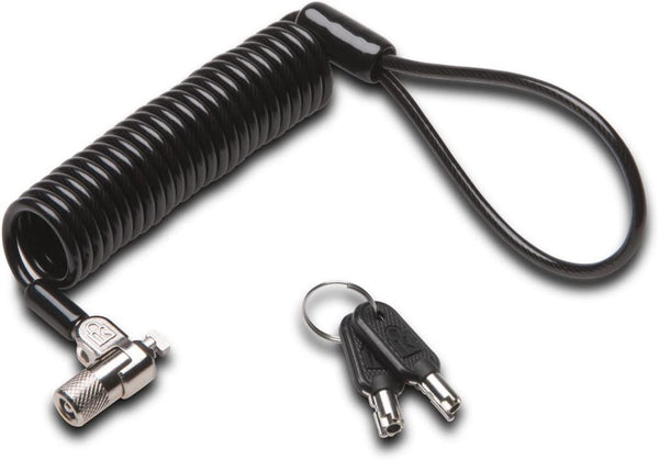 Kensington K64423WW/K67989M Microsaver 2.0 Portable Keyed Laptop Lock with Coiled Cable