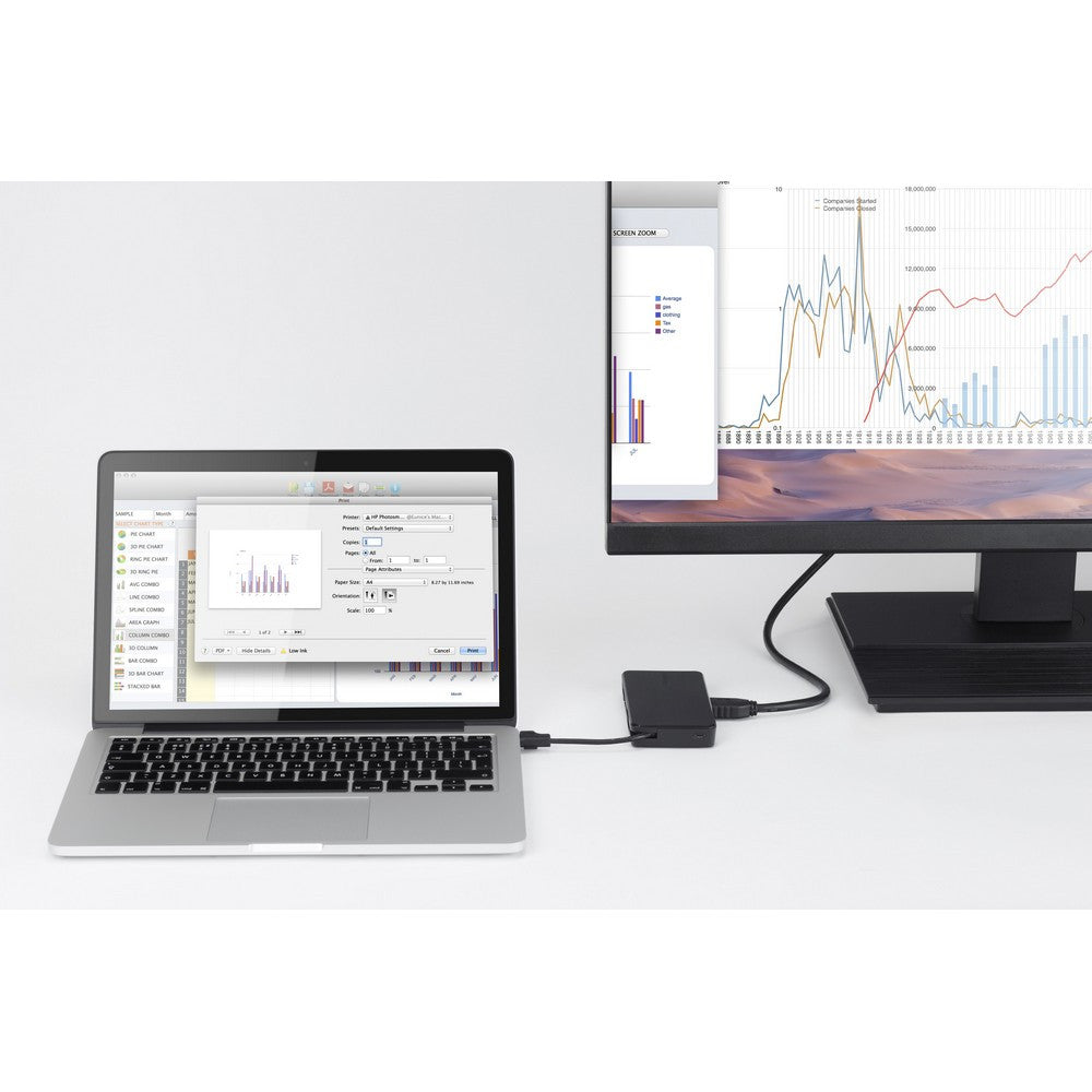 Targus DOCK110AP USB3.0 SuperSpeed™ Dual HD Video Travel Docking Station 雙視訊攜行擴充座 - Young Vision - www.yv.com.hk