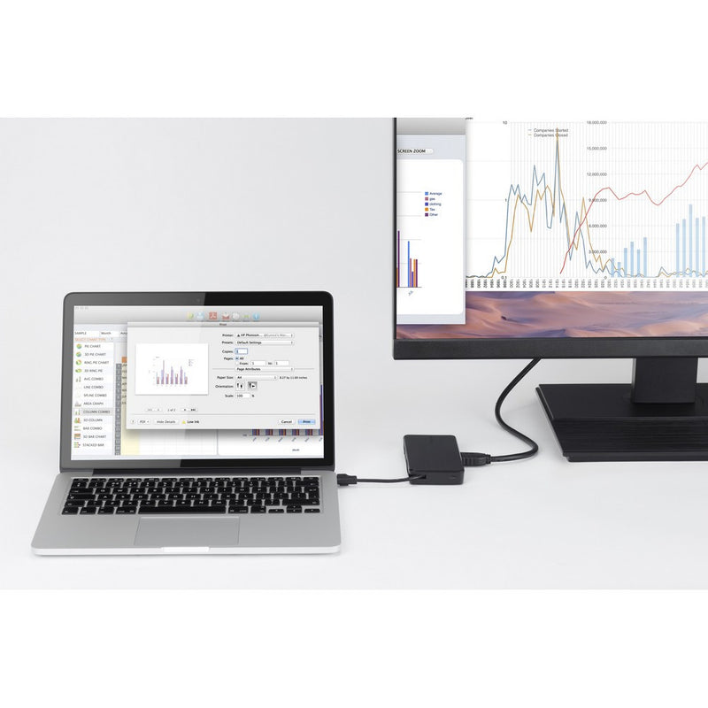 Targus DOCK110AP USB3.0 SuperSpeed™ Dual HD Video Travel Docking Station 雙視訊攜行擴充座 - Young Vision - www.yv.com.hk